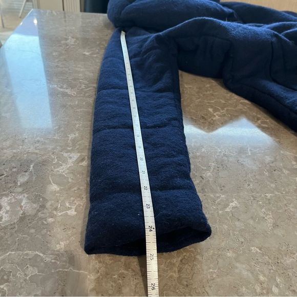 Forever 21 navy button up long sleeve coat size medium - Picture 10 of 10